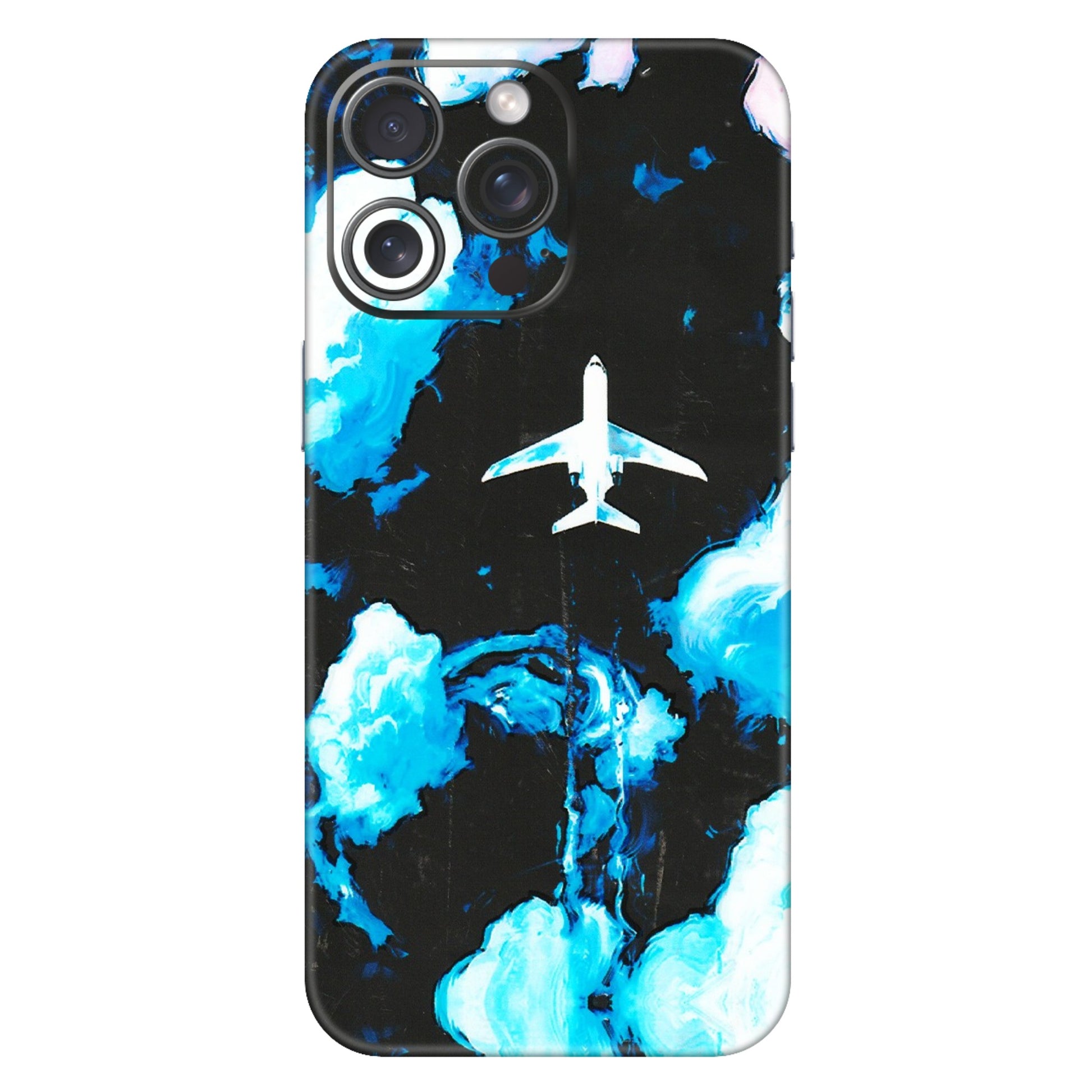 Apple iPhone Skins (All Models) - Travel In Airline - 3D Embossed Finish (L-264) iPhone 15 Pro Max