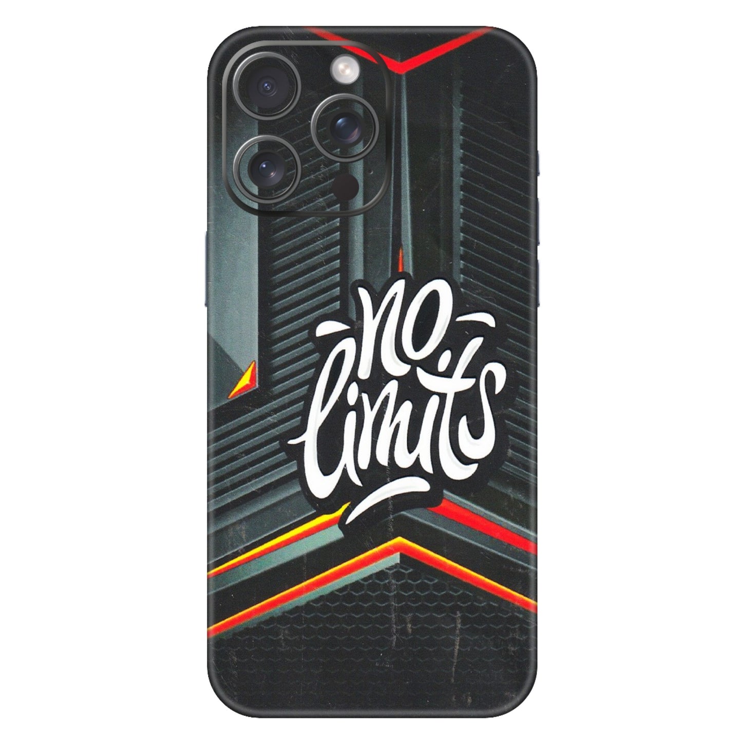 Apple iPhone Skins (All Models) - No Limits - 3D Embossed Finish (L-286) iPhone 15 Pro Max