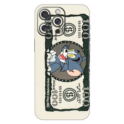 Apple iPhone Skins (All Models) - Tom Hundred Dollar - 3D Embossed Finish (L-324) iPhone 15 Pro Max