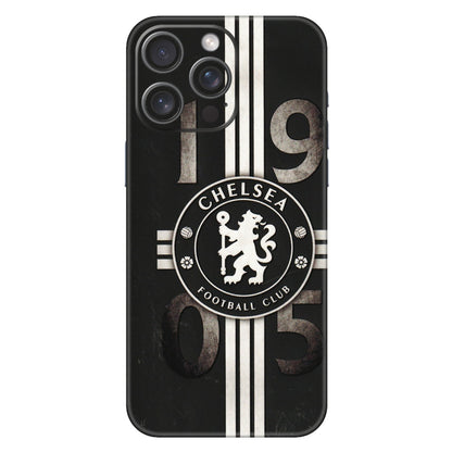 Apple iPhone Skins (All Models) - Chelsea Fan Club - 3D Embossed Finish (L-36) iPhone 15 Pro Max