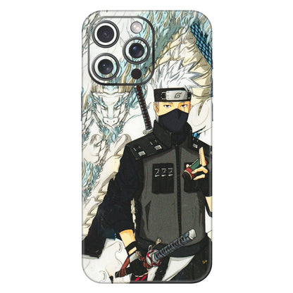 Apple iPhone Skins (All Models) - Kakashi Hatake Naruto Anime - 3D Embossed Finish (L-46) iPhone 15 Pro Max