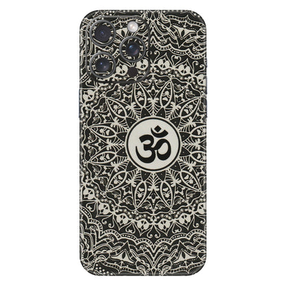 Apple iPhone Skins (All Models) - Aum Elegant Mandala - 3D Embossed Finish (L-62) iPhone 15 Pro Max