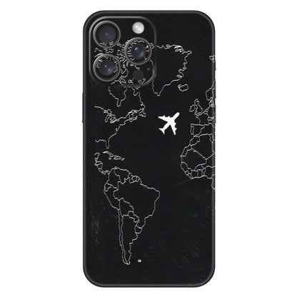 Apple iPhone Skins (All Models) - Never Ending Travel - 3D Embossed Finish (L-79) iPhone 15 Pro Max