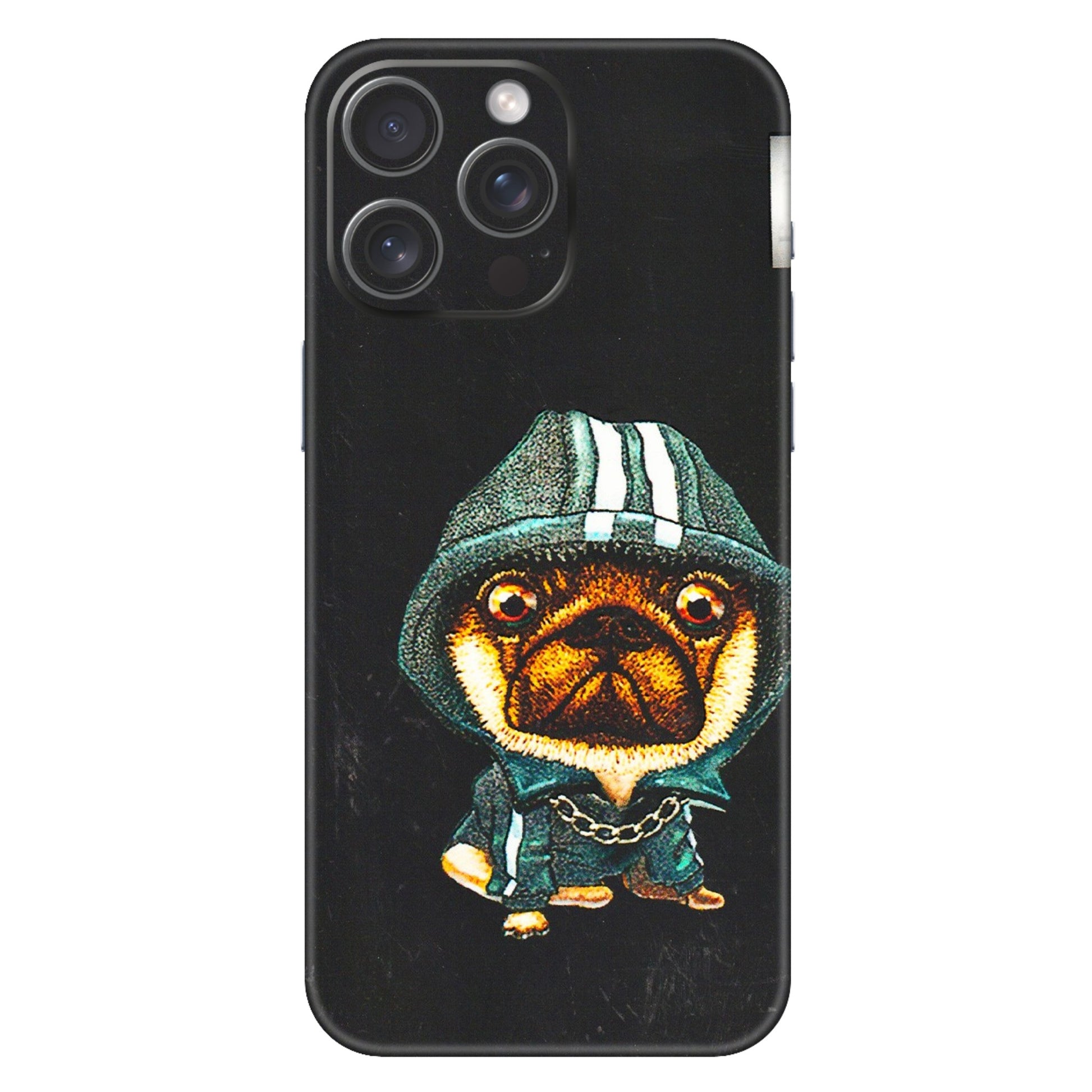 Apple iPhone Skins (All Models) - Puppy N Hoodie - 3D Embossed Finish (L-90) iPhone 15 Pro Max