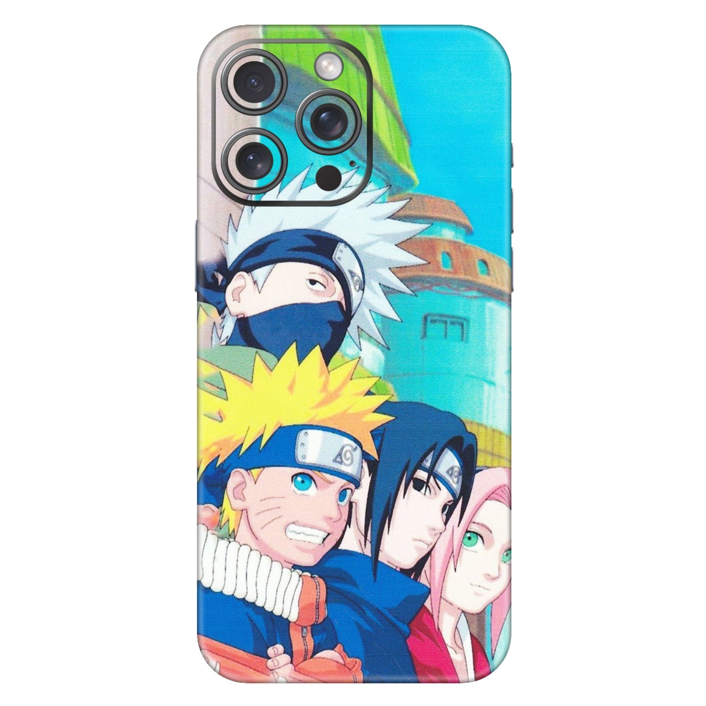 Apple iPhone Skins (All Models) - Team Minato And Kakashi - Matte Finish (M-101) iPhone 15 Pro Max