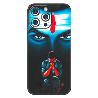 Apple iPhone Skins (All Models) - Mahakal Bhakt - Matte Finish (M-112) iPhone 15 Pro Max