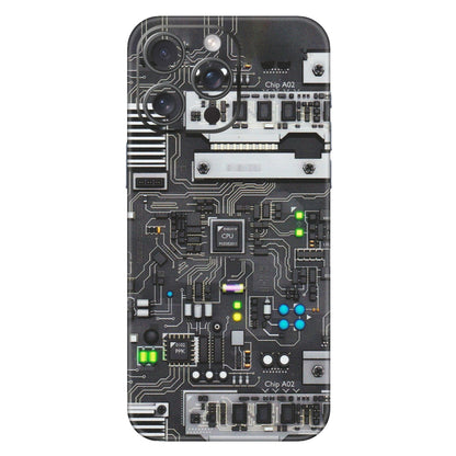 Apple iPhone Skins (All Models) - Motherboard Internals - Matte Finish (M-135) iPhone 15 Pro Max