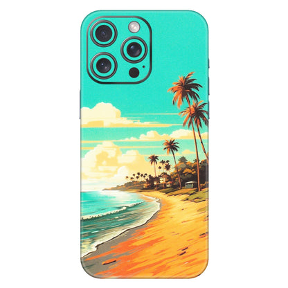 Apple iPhone Skins (All Models) - Miami Beach - Matte Finish (M-136) iPhone 15 Pro Max