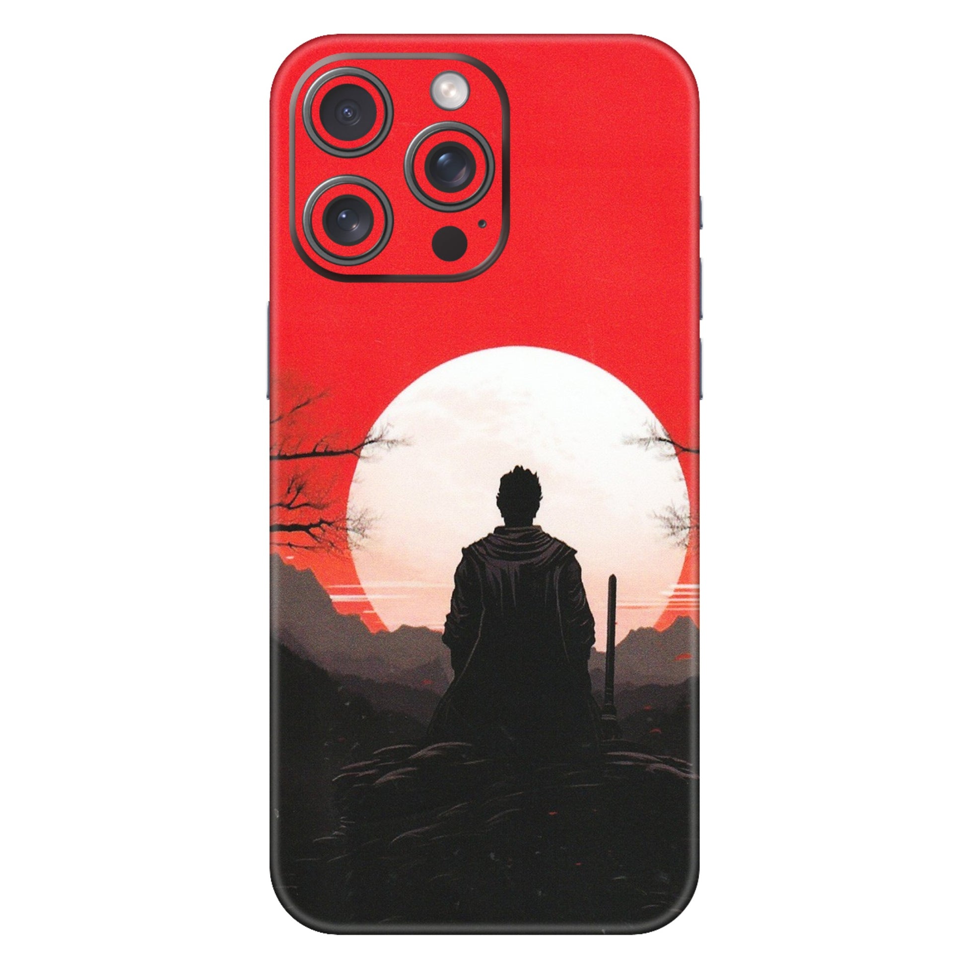 Apple iPhone Skins (All Models) - Samurai Anime - Matte Finish (M-141) iPhone 15 Pro Max