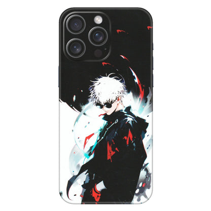 Apple iPhone Skins (All Models) - Gojo Powerful Charater Kaisen Anime - Matte Finish (M-144) iPhone 15 Pro Max