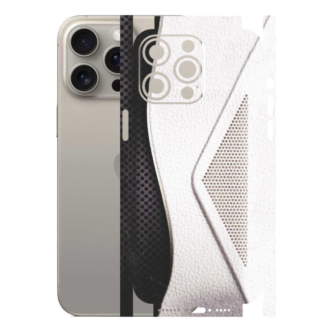 Apple iPhone Skins (All Models) - Black And White Iconic Convoy - Matte Finish (M-149) iPhone 15 Pro Max