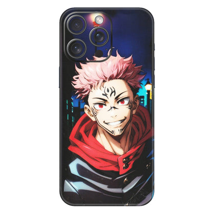 Apple iPhone Skins (All Models) - Yuji Itadori Funny Face Anime - Matte Finish (M-152) iPhone 15 Pro Max