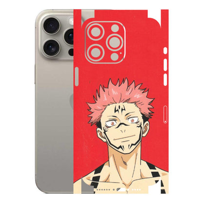 Apple iPhone Skins (All Models) - Ryomen Sukuna Fun Anime - Matte Finish (M-153) iPhone 15 Pro Max