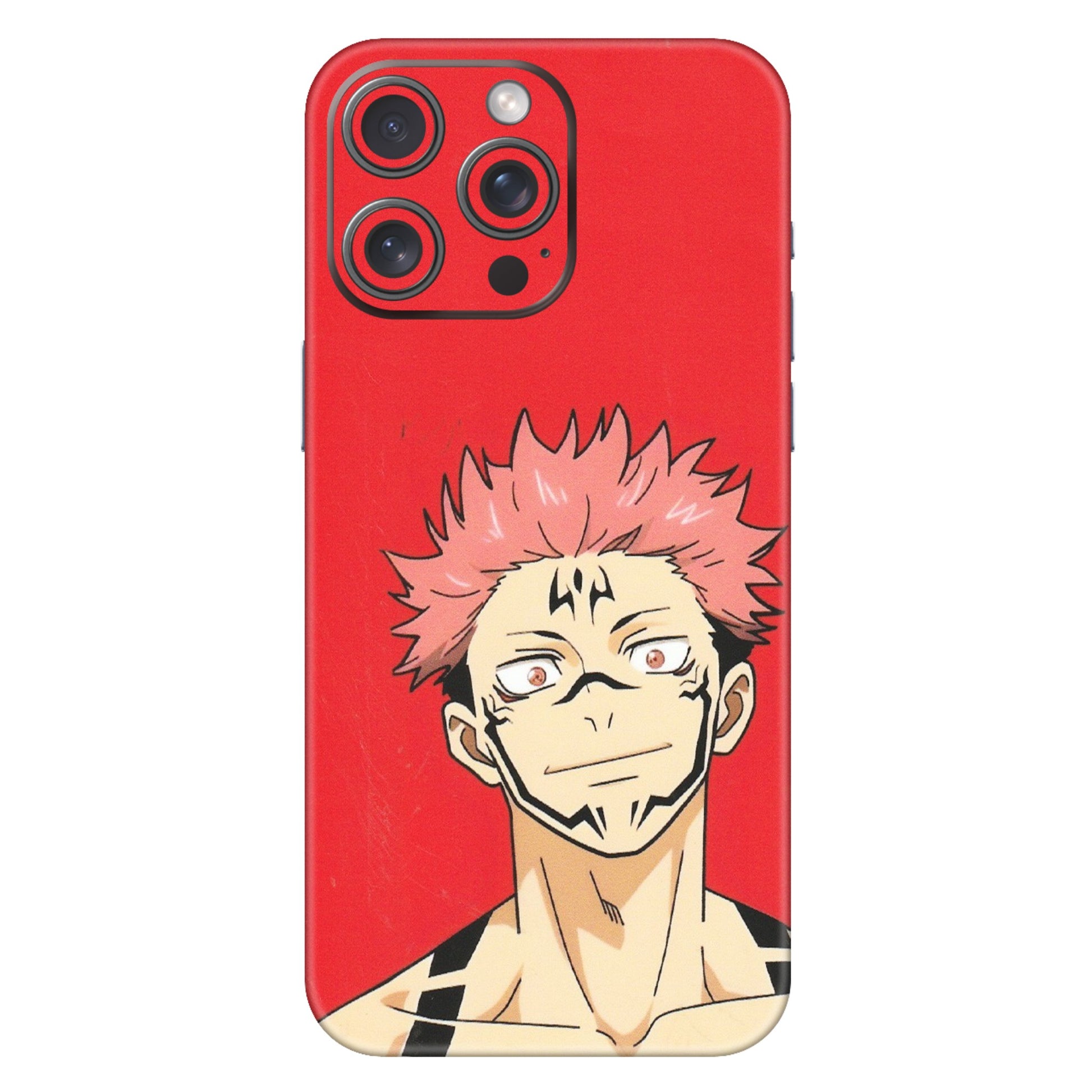 Apple iPhone Skins (All Models) - Ryomen Sukuna Fun Anime - Matte Finish (M-153) iPhone 15 Pro Max