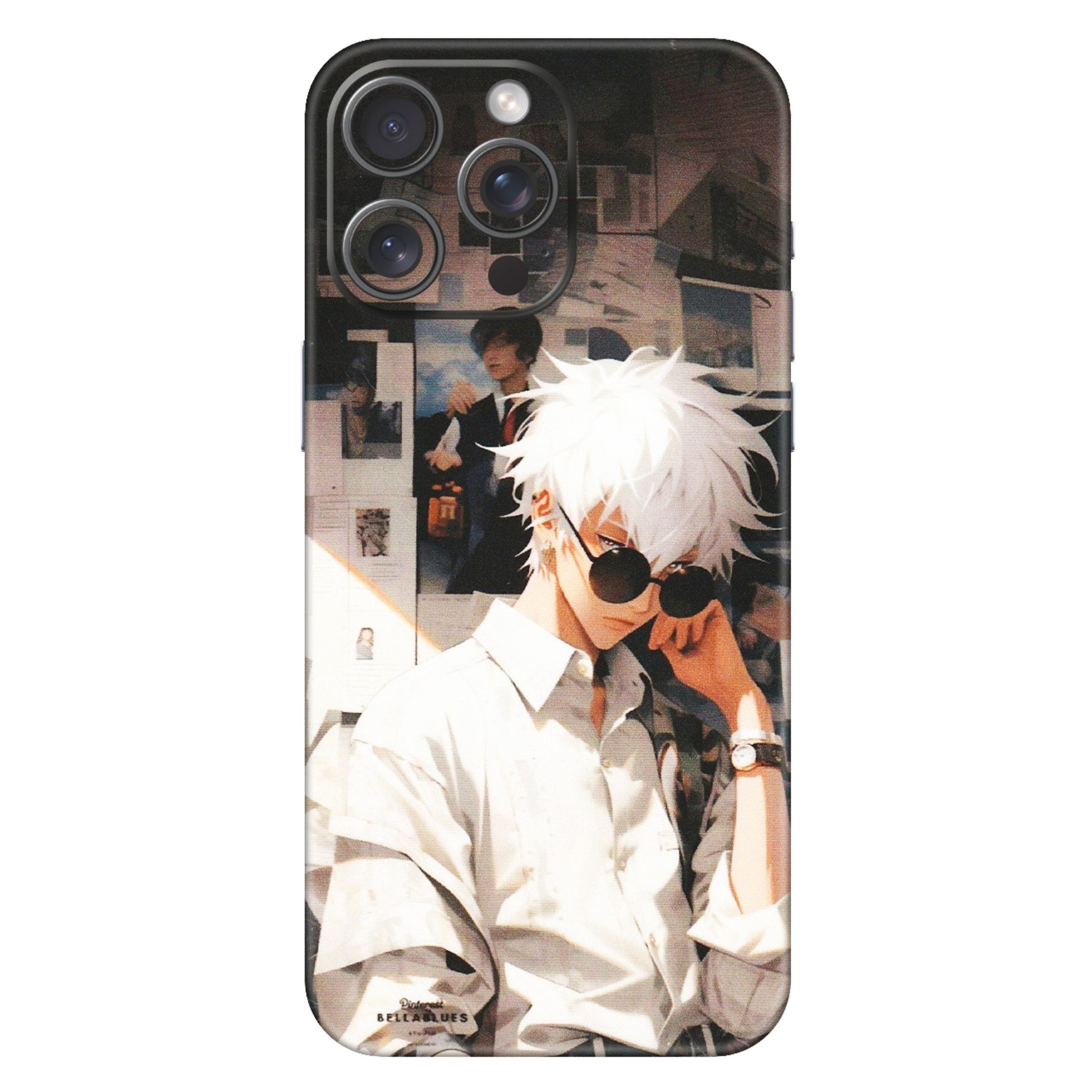 Apple iPhone Skins (All Models) - Gojo Satoru Jujustu Kaisen Anime - Matte Finish (M-156) iPhone 15 Pro Max