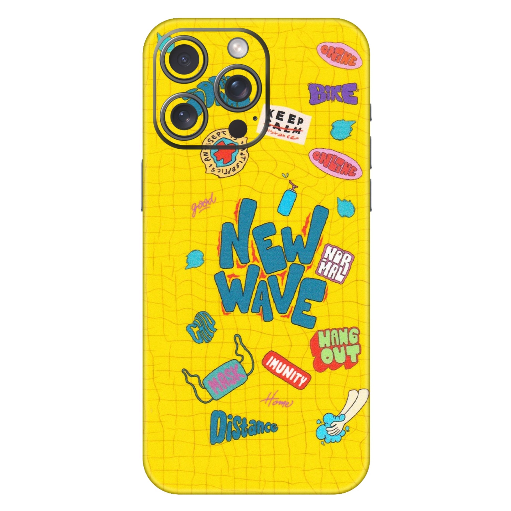Apple iPhone Skins (All Models) - New Wave Life - Matte Finish (M-17) iPhone 15 Pro Max