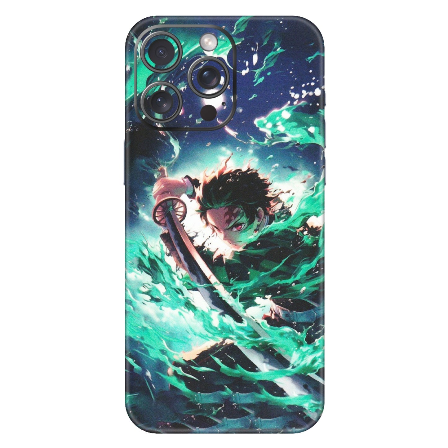 Apple iPhone Skins (All Models) - Sword Fighter Anime - Matte Finish (M-29) iPhone 15 Pro Max