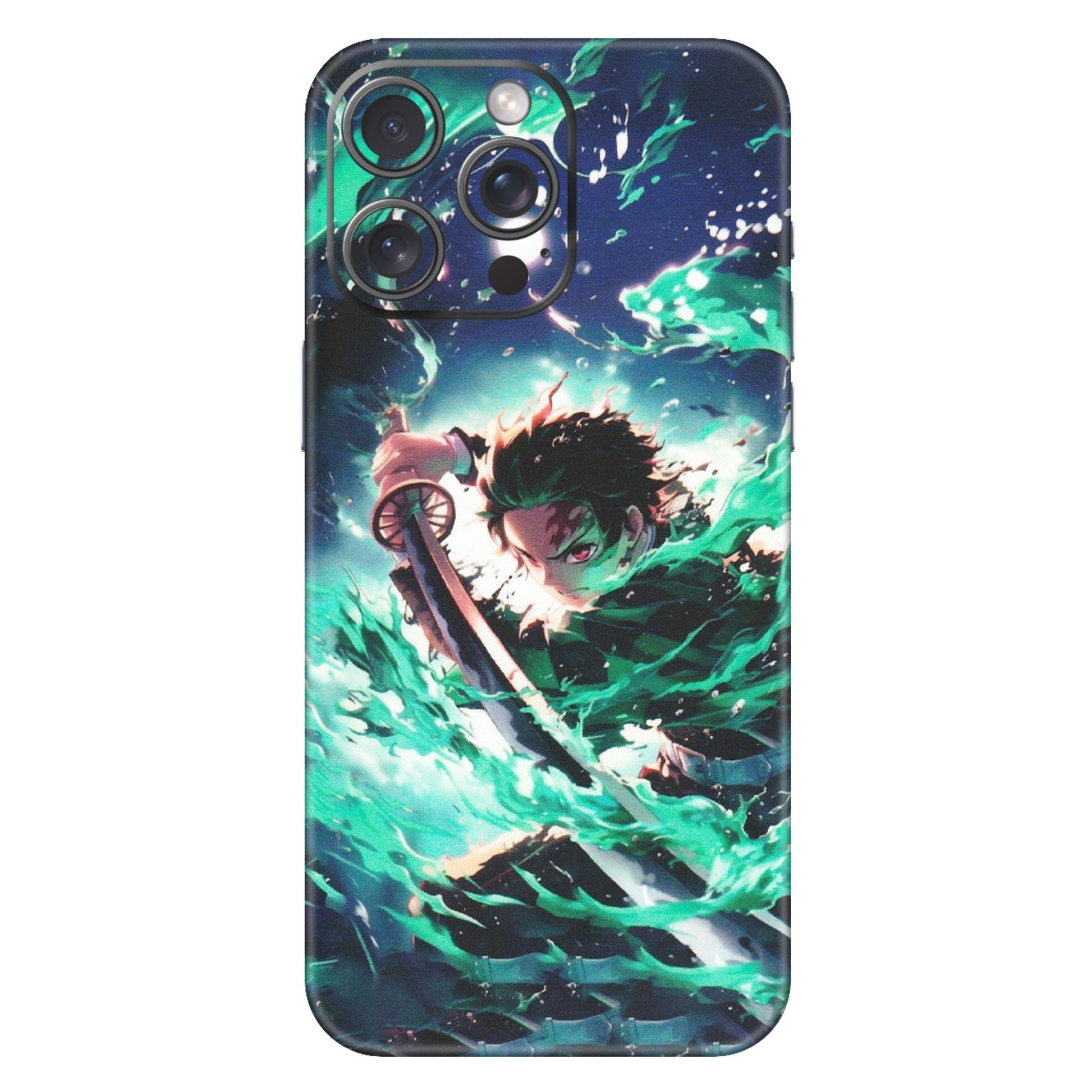 Apple iPhone Skins (All Models) - Sword Fighter Anime - Matte Finish (M-29) iPhone 15 Pro Max