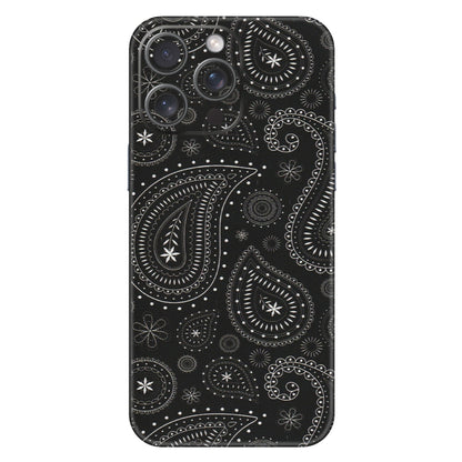 Apple iPhone Skins (All Models) - Black Sober Kerry - Matte Finish (M-37) iPhone 15 Pro Max