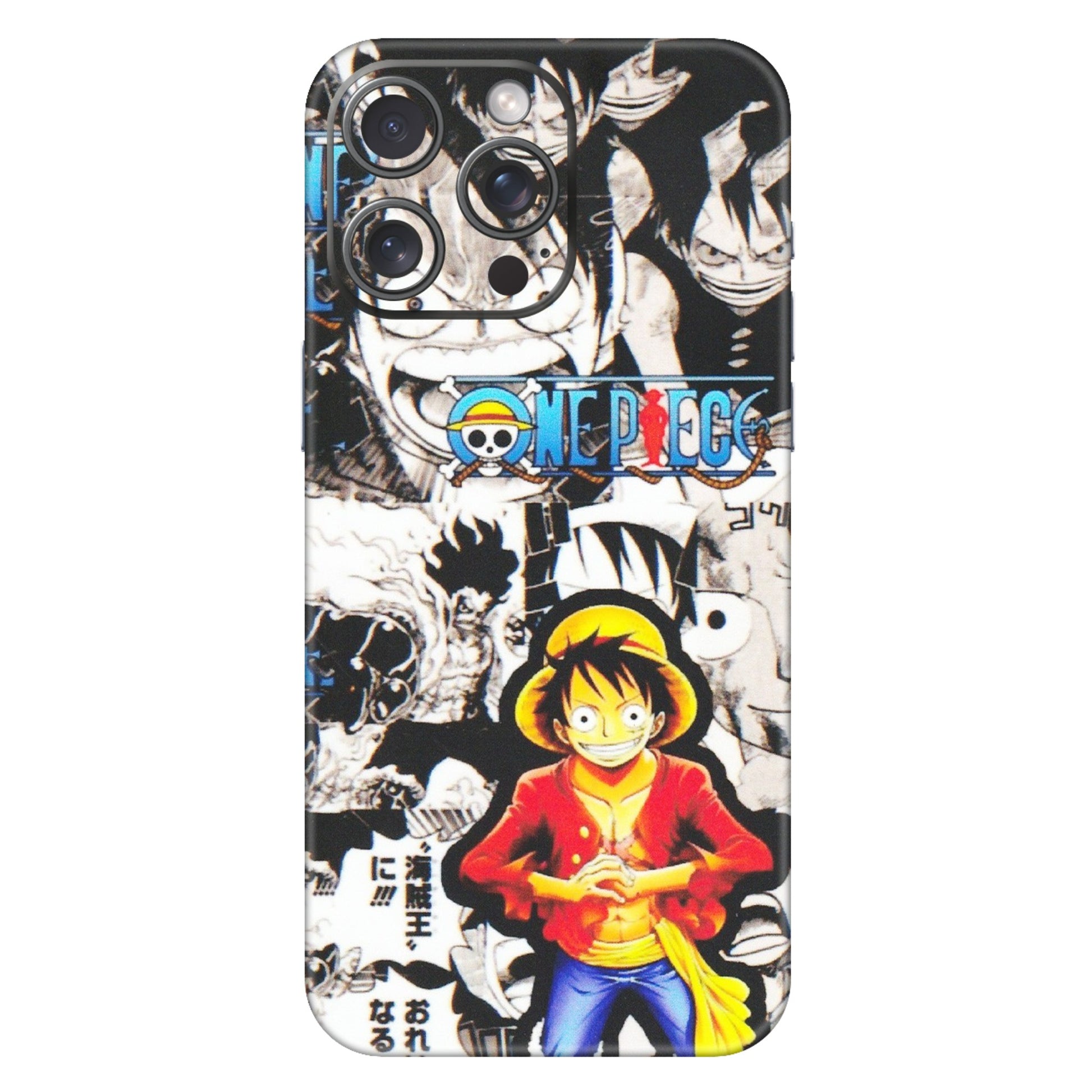 Apple iPhone Skins (All Models) - One Piece B&W - Matte Finish (M-63) iPhone 15 Pro Max