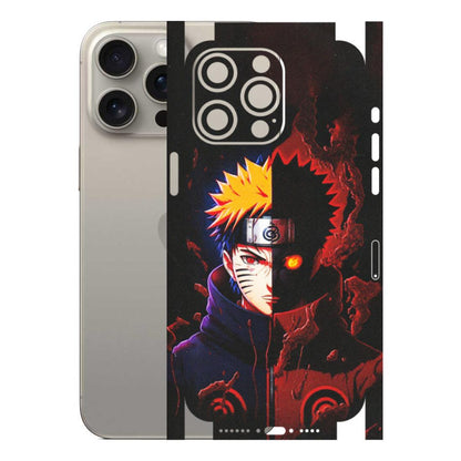 Apple iPhone Skins (All Models) - Naruto X Evil - Matte Finish (M-70) iPhone 15 Pro Max