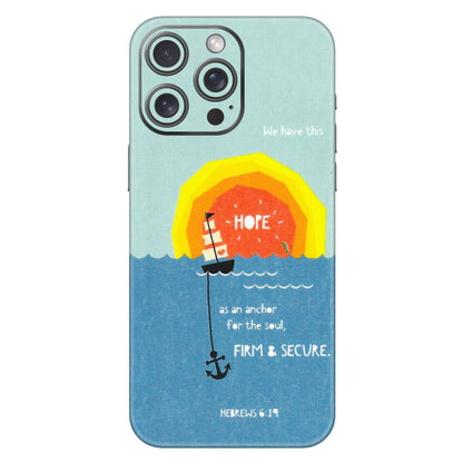Apple iPhone Skins (All Models) - A Beautiful Sunset of Hope - Matte Finish (M-75) iPhone 15 Pro Max