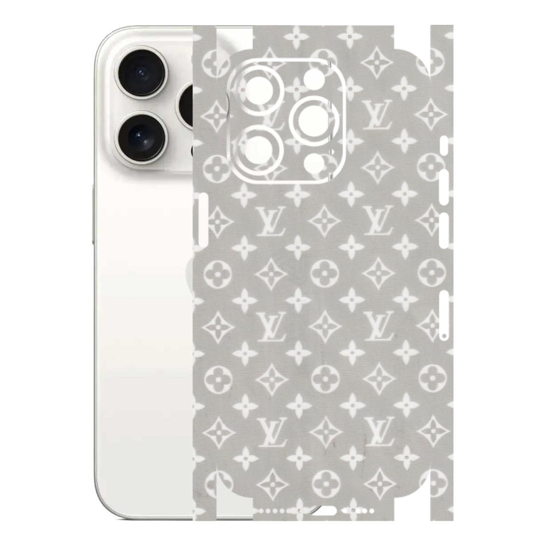 Apple iPhone Skins (All Models) - Luxury Brands Logo - Transparent Finish (T-07) iPhone 15 Pro