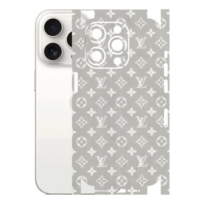 Apple iPhone Skins (All Models) - Luxury Brands Logo - Transparent Finish (T-07) iPhone 15 Pro