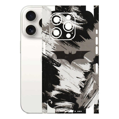 Apple iPhone Skins (All Models) - Batman Fleece DC - Transparent Finish (T-19) iPhone 15 Pro