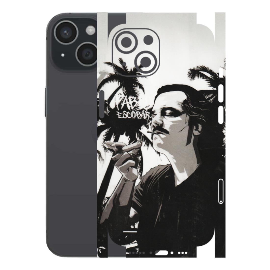 Apple iPhone Skins (All Models) - Pab Escobar - Transparent Finish (T-05) iPhone 15