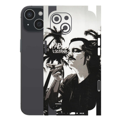 Apple iPhone Skins (All Models) - Pab Escobar - Transparent Finish (T-05) iPhone 15