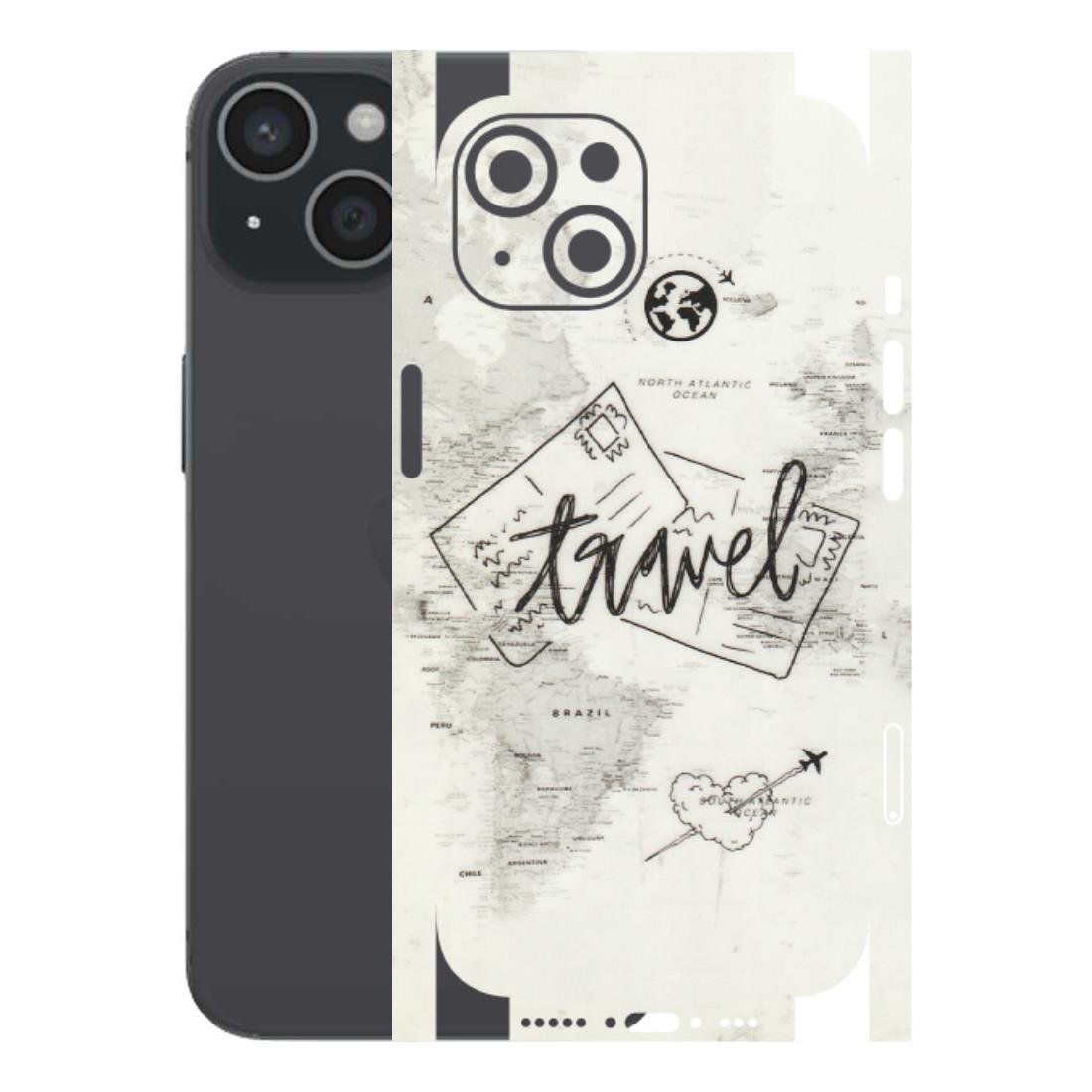 Apple iPhone Skins (All Models) - Travel Ticket - Transparent Finish (T-06) iPhone 15