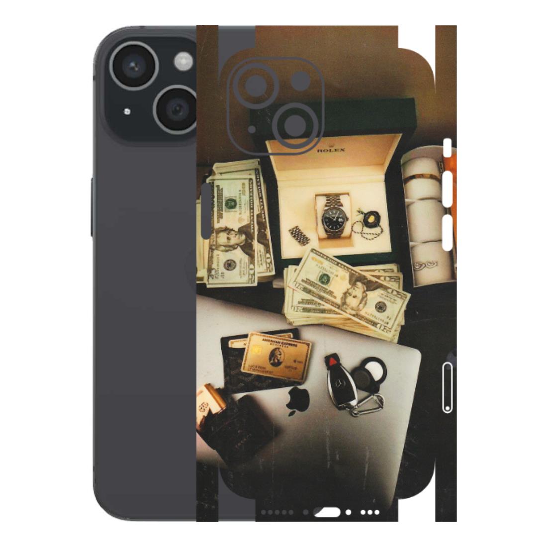 Apple iPhone Skins (All Models) - Luxury Lifestyle - Transparent Finish (T-11) iPhone 15