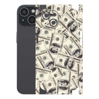 Apple iPhone Skins (All Models) - Dollar Lover - Transparent Finish (T-17) iPhone 15