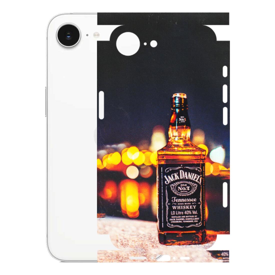 Apple iPhone Skins (All Models) - JD Whiskey Bottle - 3D Embossed Finish (L-20) iPhone 16E