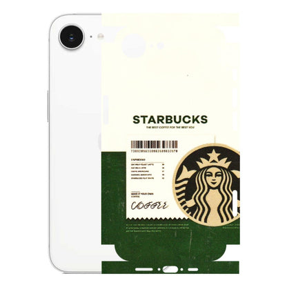 Apple iPhone Skins (All Models) - Starbucks Barcode - 3D Embossed Finish (L-308) iPhone 16E