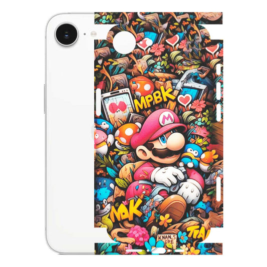 Apple iPhone Skins (All Models) - Super Mario Bros Artistic - Matte Finish (M-173) iPhone 16E
