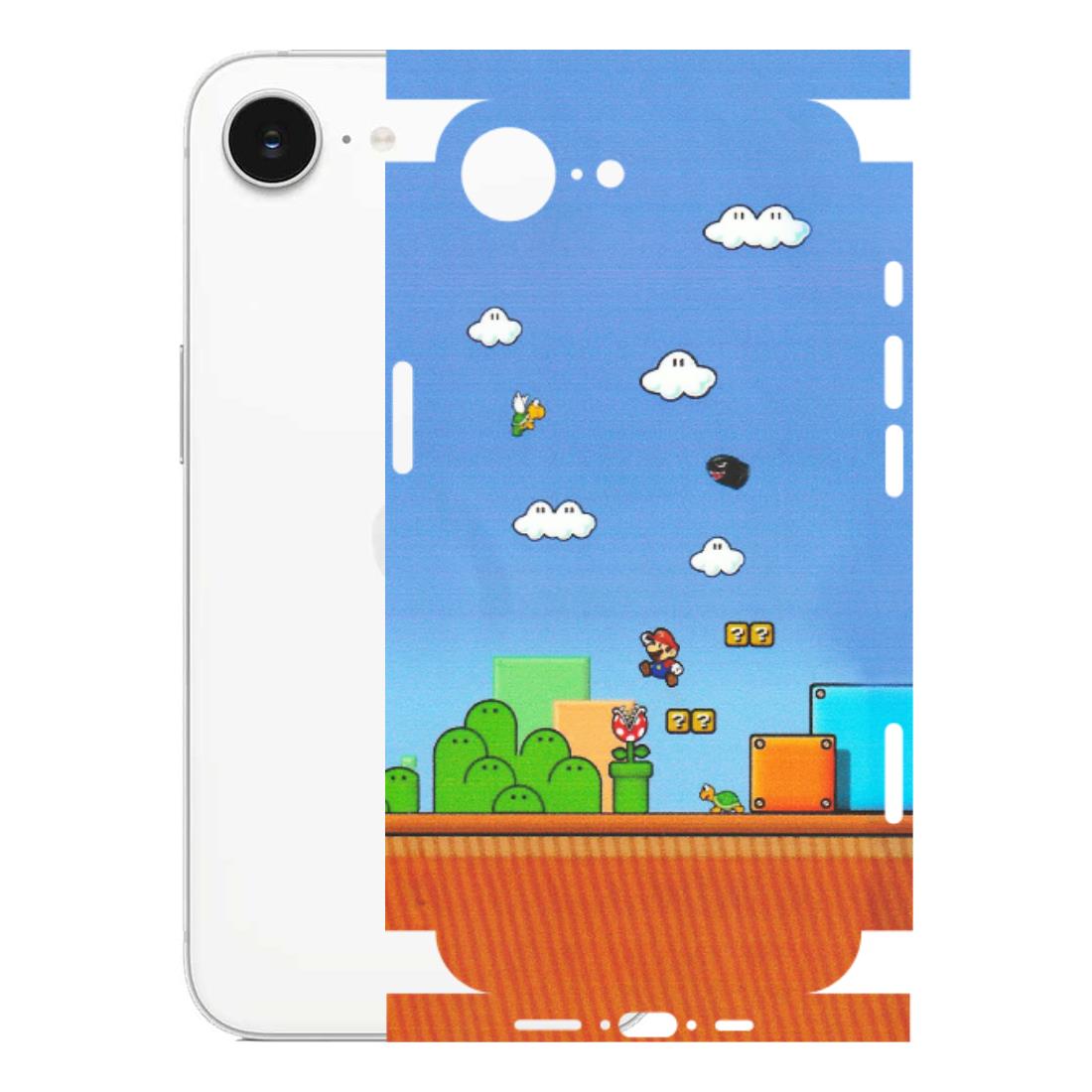 Apple iPhone Skins (All Models) - Mario Game Scene - Matte Finish (M-24) iPhone 16E