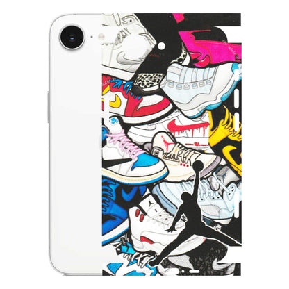 Apple iPhone Skins (All Models) - Jordan Sneakers Fan - Matte Finish (M-80) iPhone 16E