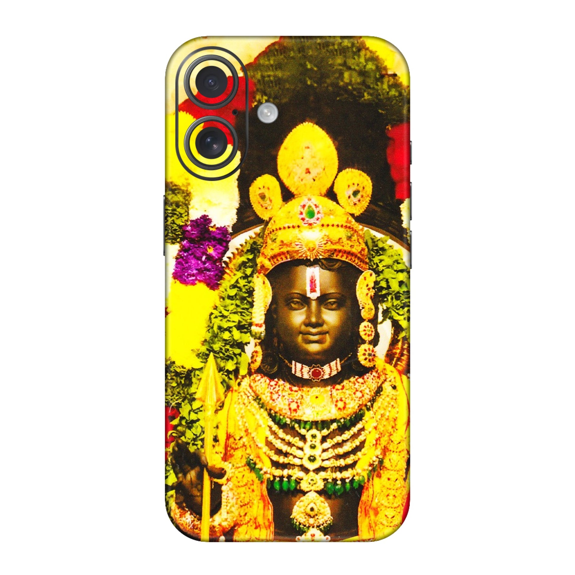 Apple iPhone Skins (All Models) - Ram Lalla Ayodhya - 3D Embossed Finish (L-103) iPhone 16