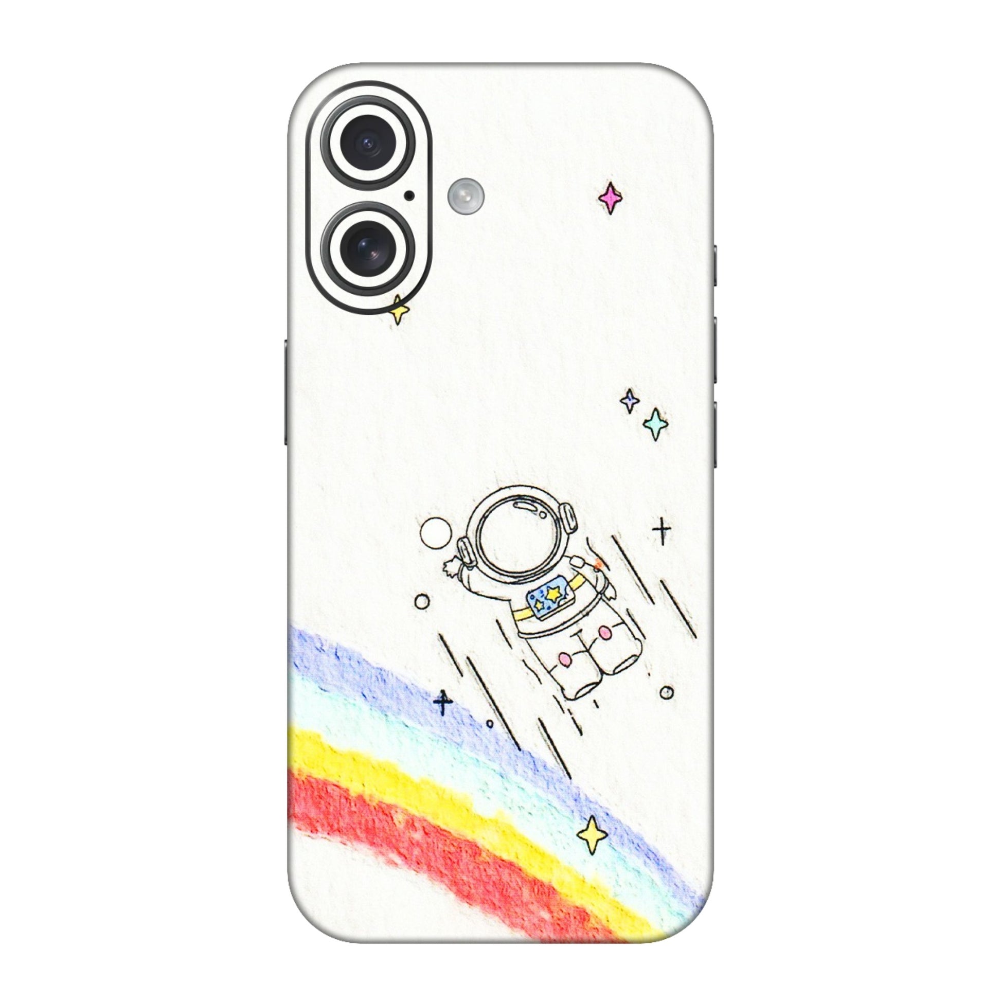 Apple iPhone Skins (All Models) - Milkyway Astronaut - 3D Embossed Finish (L-110) iPhone 16