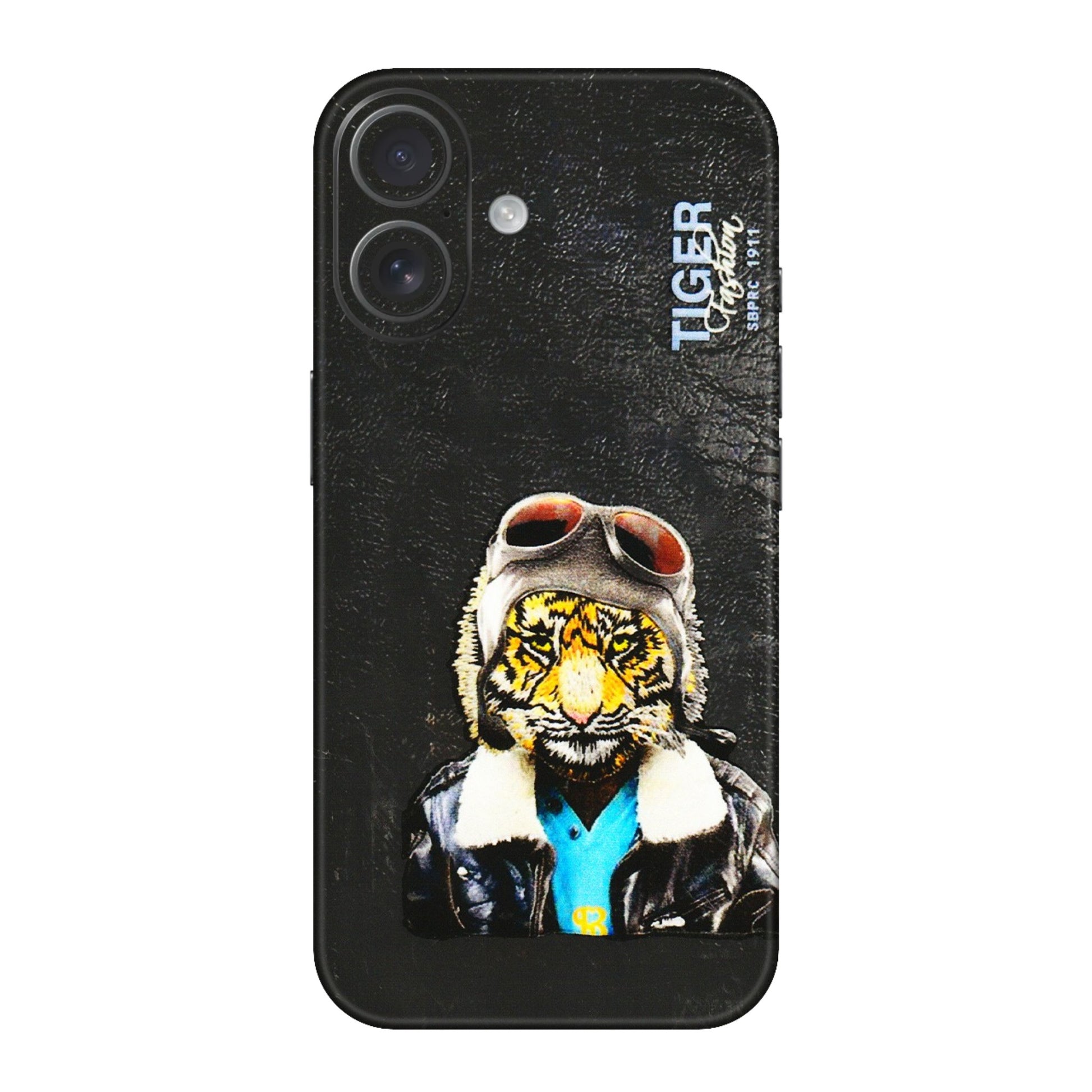 Apple iPhone Skins (All Models) - Rider Tiger - 3D Embossed Finish (L-113) iPhone 16