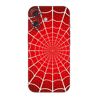 Apple iPhone Skins (All Models) - Classic Spidey Web - 3D Embossed Finish (L-115) iPhone 16