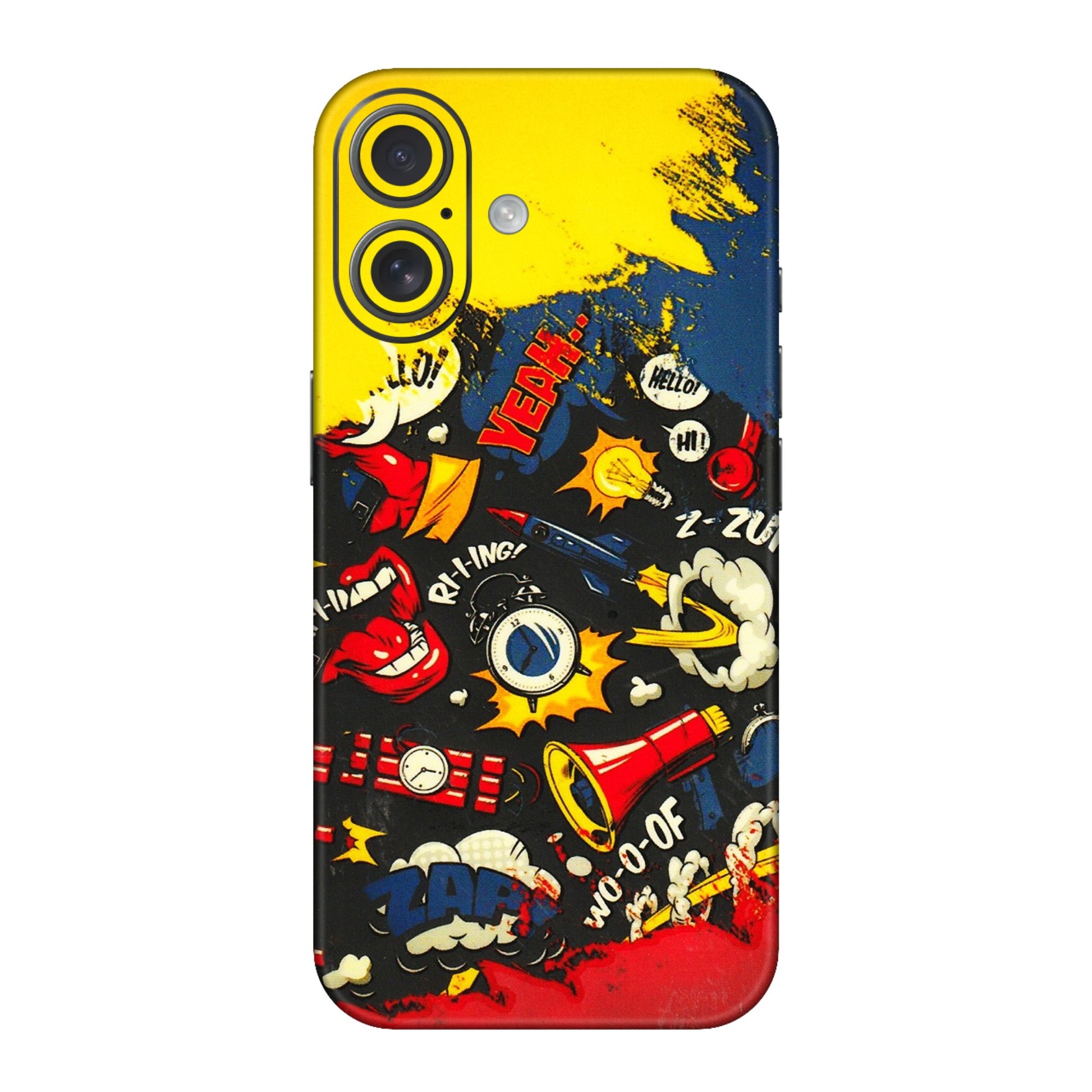 Apple iPhone Skins (All Models) - Pacific Doodle Art - 3D Embossed Finish (L-120) iPhone 16