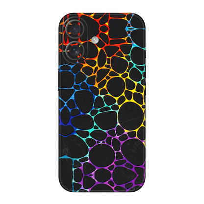 Apple iPhone Skins (All Models) - Abstract Art MultiColour - 3D Embossed Finish (L-133) iPhone 16