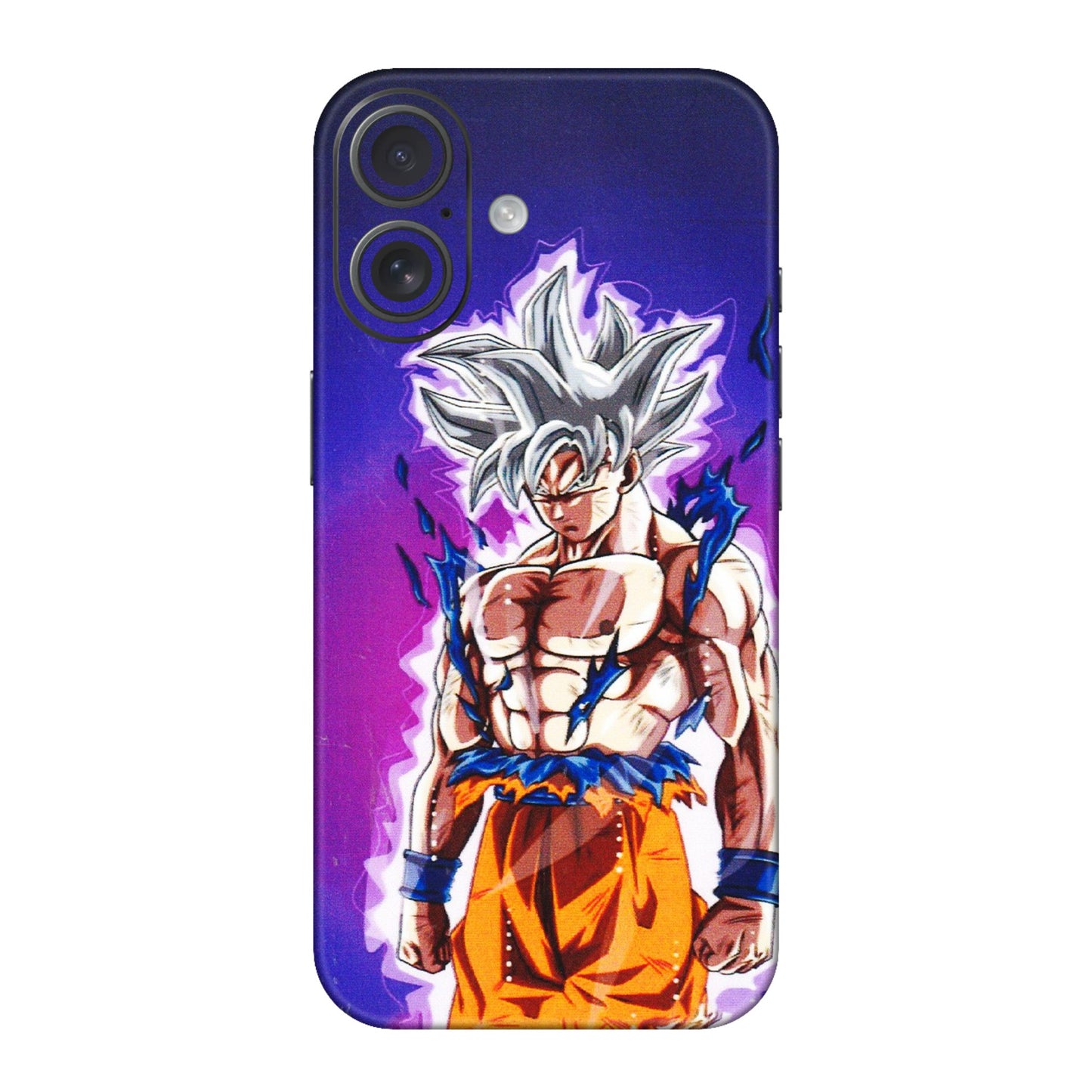 Apple iPhone Skins (All Models) - Goku Purple Anime - 3D Embossed Finish (L-147) iPhone 16