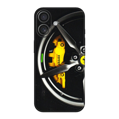 Apple iPhone Skins (All Models) - Ferrari Wheel Alloy - 3D Embossed Finish (L-173) iPhone 16