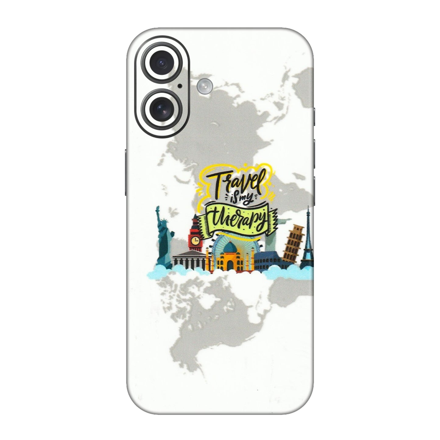 Apple iPhone Skins (All Models) - Travel Therapy - 3D Embossed Finish (L-199) iPhone 16