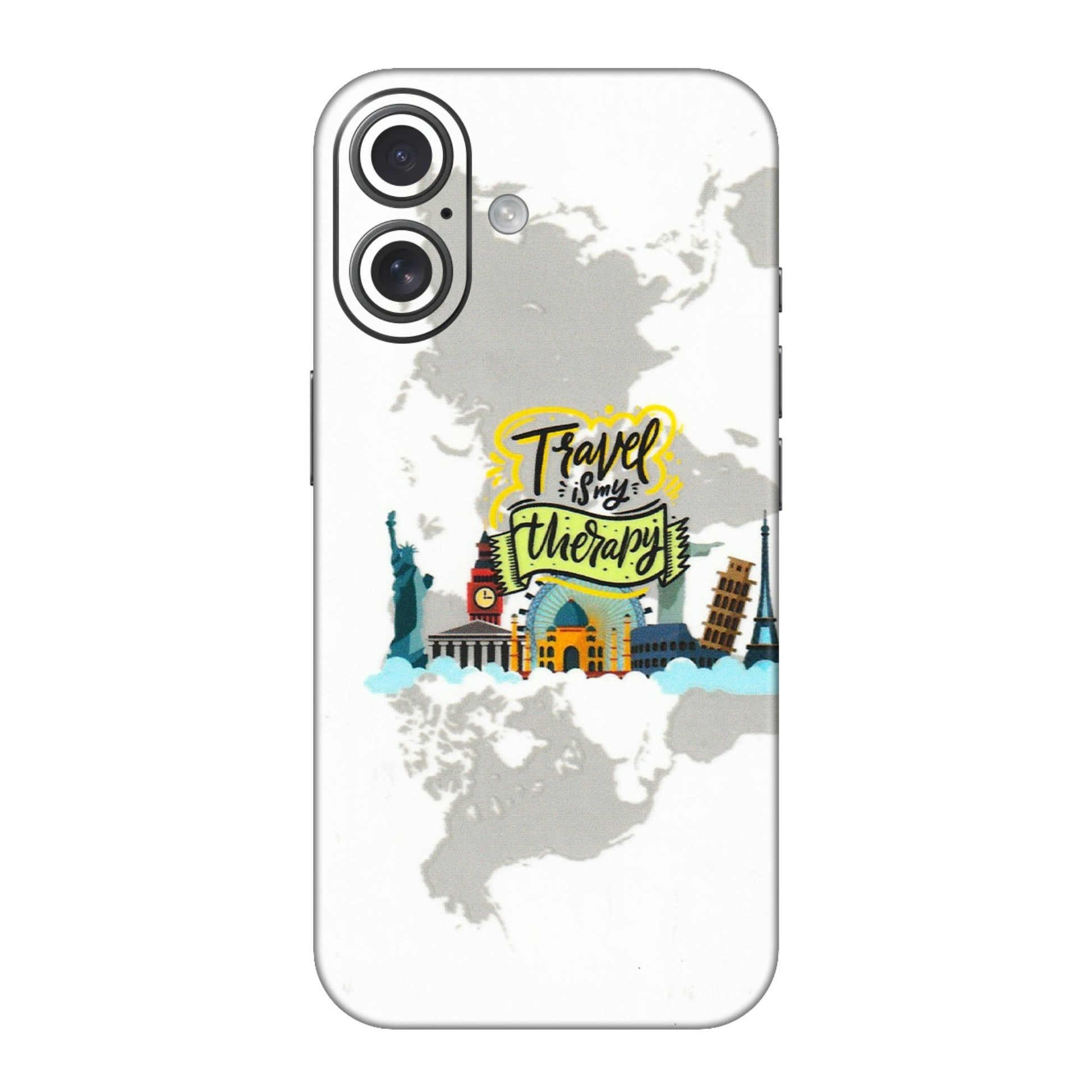 Apple iPhone Skins (All Models) - Travel Therapy - 3D Embossed Finish (L-199) iPhone 16
