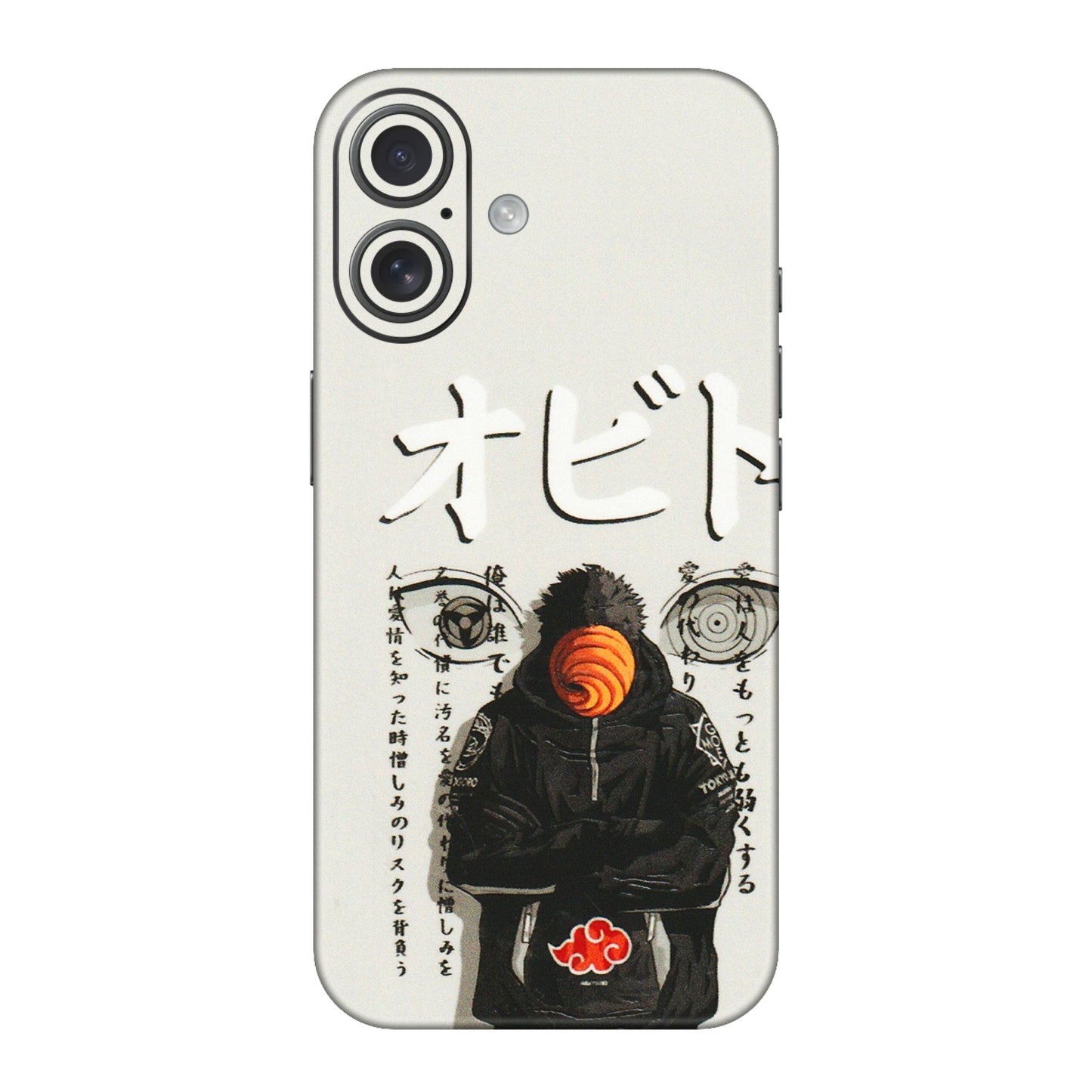 Apple iPhone Skins (All Models) - Obito Anime Eye - 3D Embossed Finish (L-19) iPhone 16